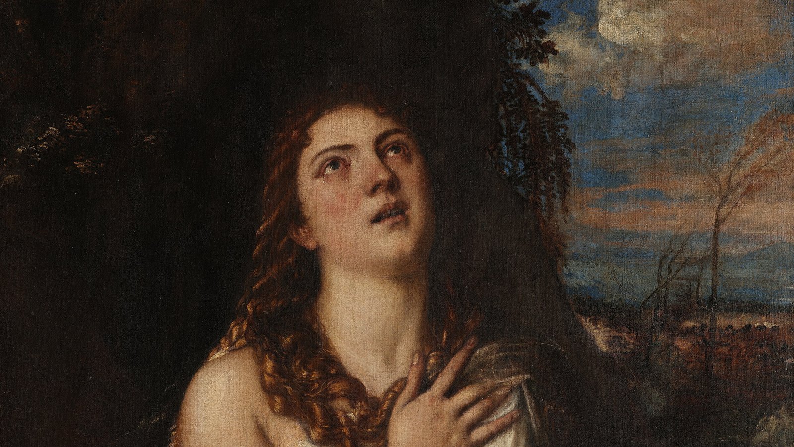 Magdalena penitente, pintura de Tiziano